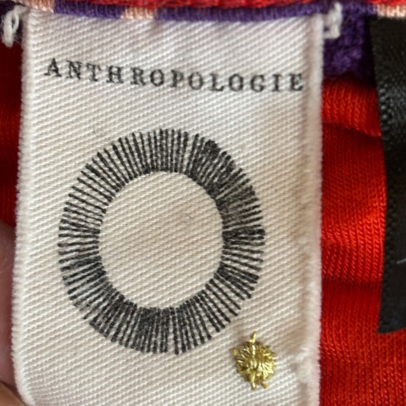 Anthropologie Akemi+Kin Correia Dark Orange & Purple Boho Maxi Dress Large - Picture 4 of 7